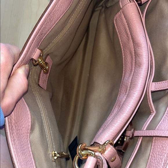 Ralph Lauren Pink Leather Tote - Picture 5 of 9